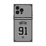 プレミアムスクエアケース with MagSafe［ 読売ジャイアンツ - #91 HOTTA - ビジター ］