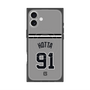プレミアムスクエアケース with MagSafe［ 読売ジャイアンツ - #91 HOTTA - ビジター ］