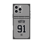 プレミアムスクエアケース with MagSafe［ 読売ジャイアンツ - #91 HOTTA - ビジター ］