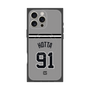 プレミアムスクエアケース with MagSafe［ 読売ジャイアンツ - #91 HOTTA - ビジター ］