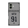 プレミアムスクエアケース with MagSafe［ 読売ジャイアンツ - #91 HOTTA - ビジター ］