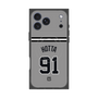 プレミアムスクエアケース with MagSafe［ 読売ジャイアンツ - #91 HOTTA - ビジター ］