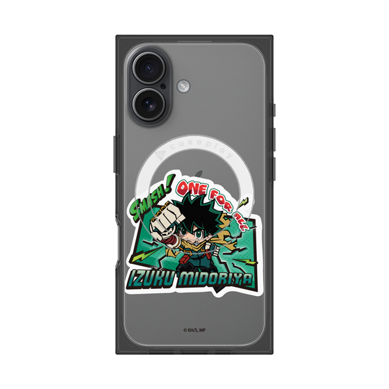 プレミアムスクエアケース with MagSafe［ 僕のヒーローアカデミア - ミニキャラ - 緑谷 出久 ］