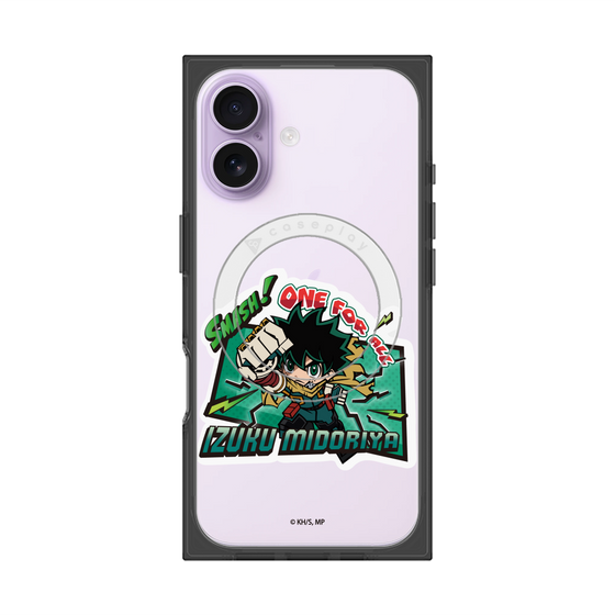 プレミアムスクエアケース with MagSafe［ 僕のヒーローアカデミア - ミニキャラ - 緑谷 出久 ］