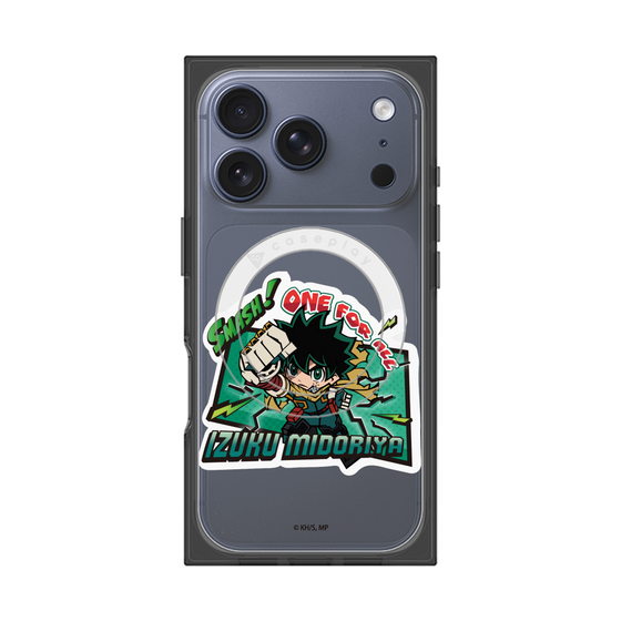 プレミアムスクエアケース with MagSafe［ 僕のヒーローアカデミア - ミニキャラ - 緑谷 出久 ］