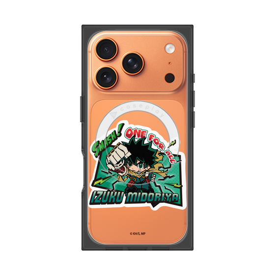 プレミアムスクエアケース with MagSafe［ 僕のヒーローアカデミア - ミニキャラ - 緑谷 出久 ］