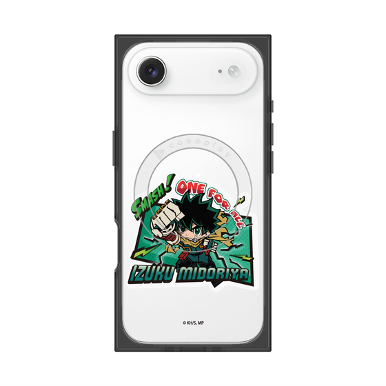 プレミアムスクエアケース with MagSafe［ 僕のヒーローアカデミア - ミニキャラ - 緑谷 出久 ］