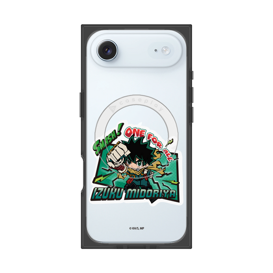 プレミアムスクエアケース with MagSafe［ 僕のヒーローアカデミア - ミニキャラ - 緑谷 出久 ］