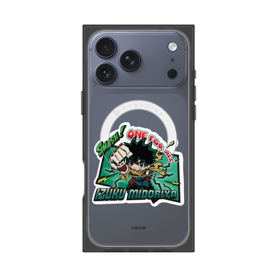 プレミアムスクエアケース with MagSafe［ 僕のヒーローアカデミア - ミニキャラ - 緑谷 出久 ］