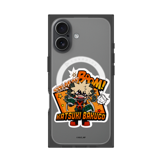 プレミアムスクエアケース with MagSafe［ 僕のヒーローアカデミア - ミニキャラ - 爆豪 勝己 ］