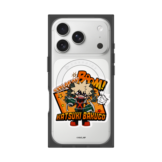 プレミアムスクエアケース with MagSafe［ 僕のヒーローアカデミア - ミニキャラ - 爆豪 勝己 ］