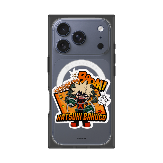プレミアムスクエアケース with MagSafe［ 僕のヒーローアカデミア - ミニキャラ - 爆豪 勝己 ］