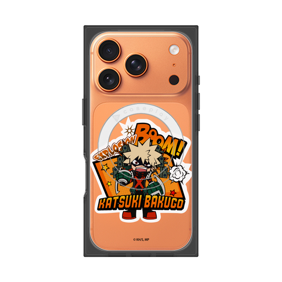 プレミアムスクエアケース with MagSafe［ 僕のヒーローアカデミア - ミニキャラ - 爆豪 勝己 ］