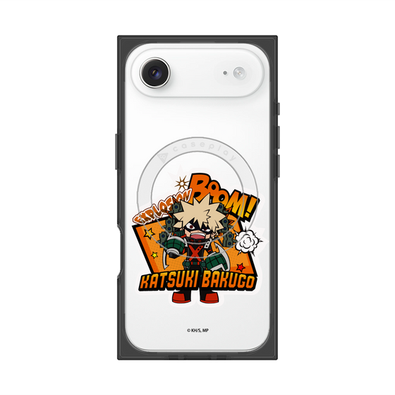 プレミアムスクエアケース with MagSafe［ 僕のヒーローアカデミア - ミニキャラ - 爆豪 勝己 ］