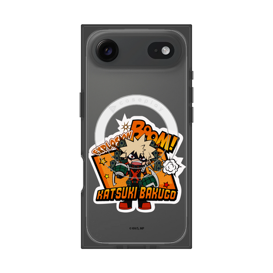 プレミアムスクエアケース with MagSafe［ 僕のヒーローアカデミア - ミニキャラ - 爆豪 勝己 ］