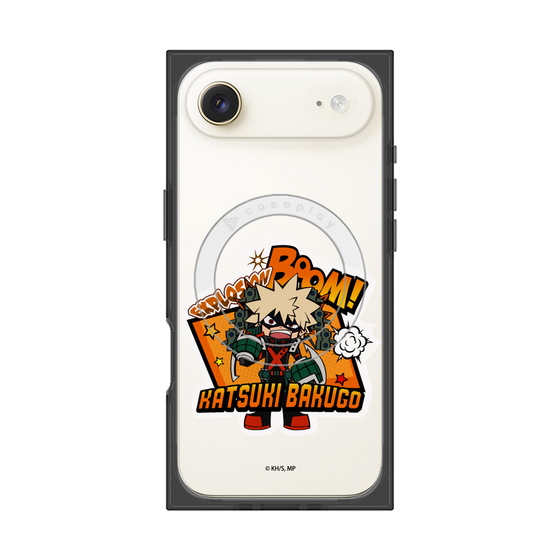 プレミアムスクエアケース with MagSafe［ 僕のヒーローアカデミア - ミニキャラ - 爆豪 勝己 ］