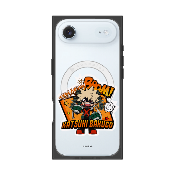 プレミアムスクエアケース with MagSafe［ 僕のヒーローアカデミア - ミニキャラ - 爆豪 勝己 ］