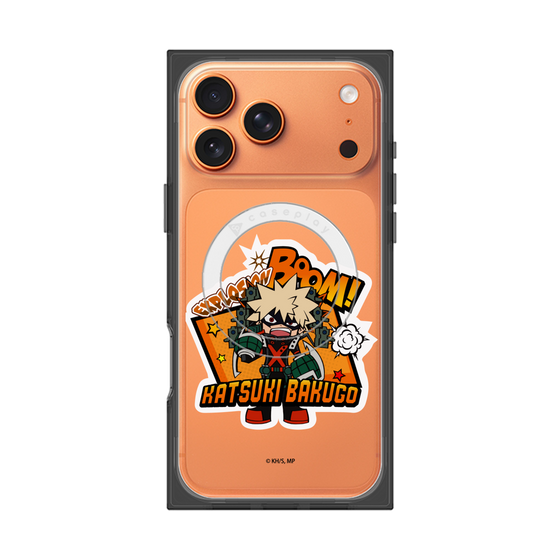 プレミアムスクエアケース with MagSafe［ 僕のヒーローアカデミア - ミニキャラ - 爆豪 勝己 ］
