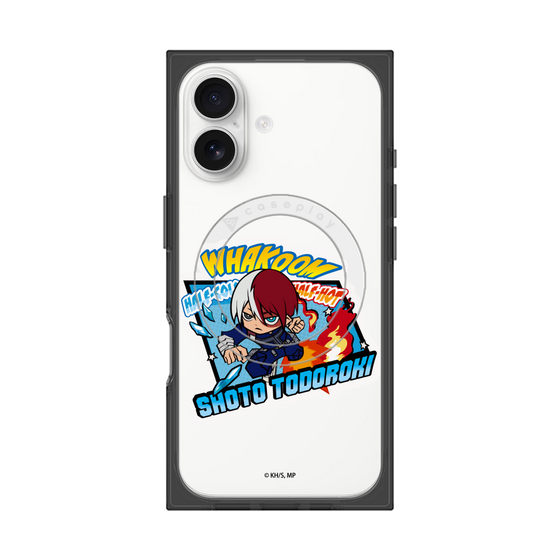 プレミアムスクエアケース with MagSafe［ 僕のヒーローアカデミア - ミニキャラ - 轟 焦凍 ］