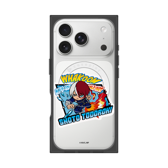 プレミアムスクエアケース with MagSafe［ 僕のヒーローアカデミア - ミニキャラ - 轟 焦凍 ］