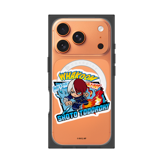 プレミアムスクエアケース with MagSafe［ 僕のヒーローアカデミア - ミニキャラ - 轟 焦凍 ］