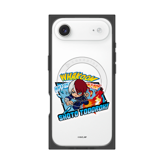 プレミアムスクエアケース with MagSafe［ 僕のヒーローアカデミア - ミニキャラ - 轟 焦凍 ］