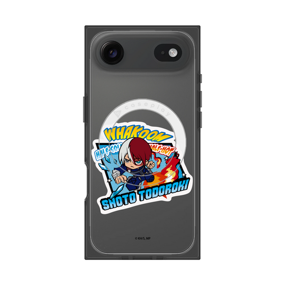 プレミアムスクエアケース with MagSafe［ 僕のヒーローアカデミア - ミニキャラ - 轟 焦凍 ］