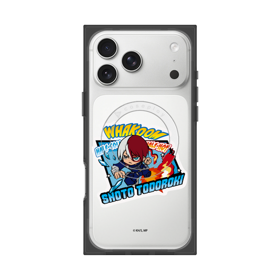 プレミアムスクエアケース with MagSafe［ 僕のヒーローアカデミア - ミニキャラ - 轟 焦凍 ］