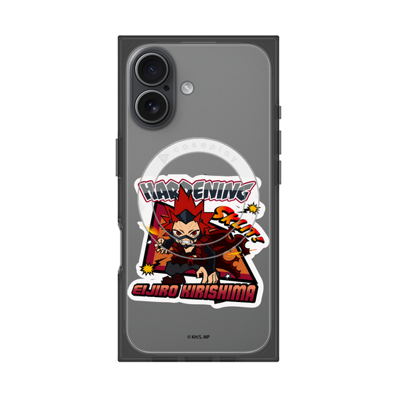 プレミアムスクエアケース with MagSafe［ 僕のヒーローアカデミア - ミニキャラ - 切島 鋭児郎 ］