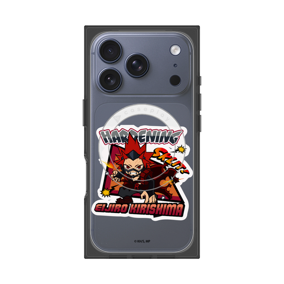 プレミアムスクエアケース with MagSafe［ 僕のヒーローアカデミア - ミニキャラ - 切島 鋭児郎 ］