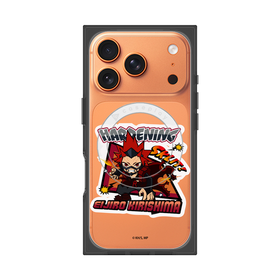 プレミアムスクエアケース with MagSafe［ 僕のヒーローアカデミア - ミニキャラ - 切島 鋭児郎 ］