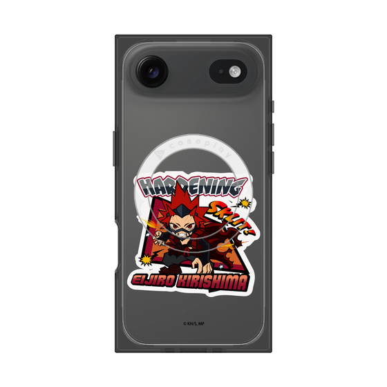 プレミアムスクエアケース with MagSafe［ 僕のヒーローアカデミア - ミニキャラ - 切島 鋭児郎 ］