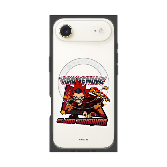 プレミアムスクエアケース with MagSafe［ 僕のヒーローアカデミア - ミニキャラ - 切島 鋭児郎 ］