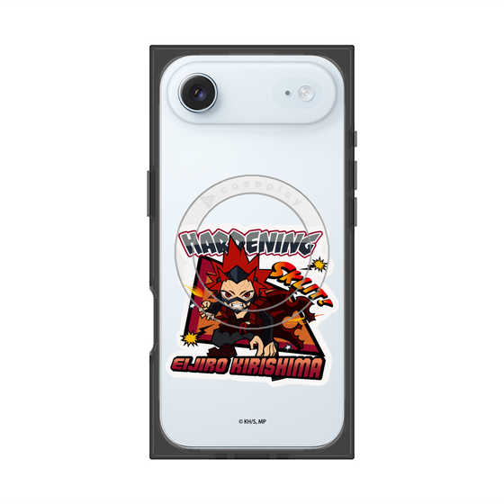 プレミアムスクエアケース with MagSafe［ 僕のヒーローアカデミア - ミニキャラ - 切島 鋭児郎 ］