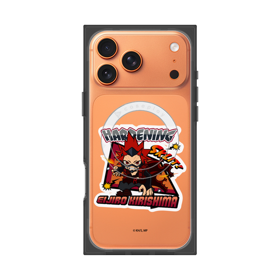 プレミアムスクエアケース with MagSafe［ 僕のヒーローアカデミア - ミニキャラ - 切島 鋭児郎 ］