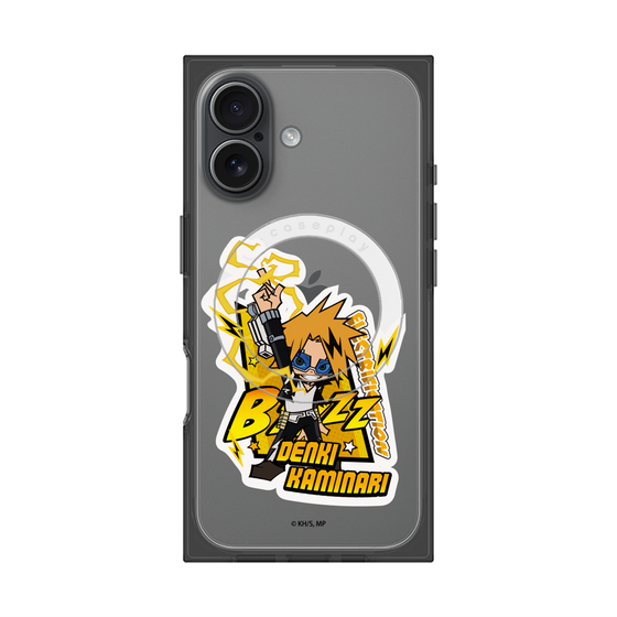 プレミアムスクエアケース with MagSafe［ 僕のヒーローアカデミア - ミニキャラ - 上鳴 電気 ］