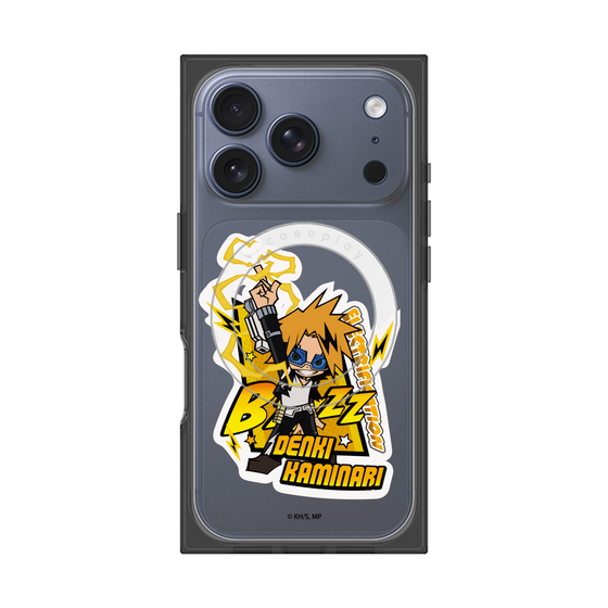 プレミアムスクエアケース with MagSafe［ 僕のヒーローアカデミア - ミニキャラ - 上鳴 電気 ］