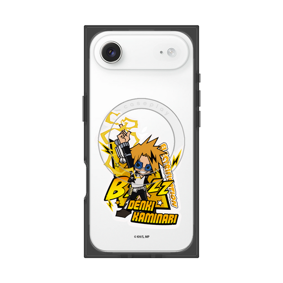 プレミアムスクエアケース with MagSafe［ 僕のヒーローアカデミア - ミニキャラ - 上鳴 電気 ］