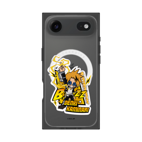 プレミアムスクエアケース with MagSafe［ 僕のヒーローアカデミア - ミニキャラ - 上鳴 電気 ］