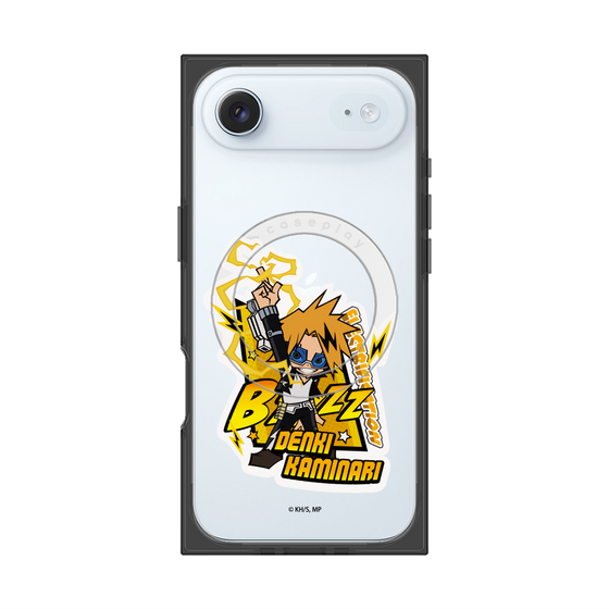 プレミアムスクエアケース with MagSafe［ 僕のヒーローアカデミア - ミニキャラ - 上鳴 電気 ］