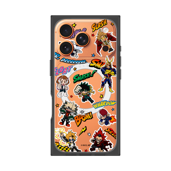 プレミアムスクエアケース with MagSafe［ 僕のヒーローアカデミア - アメコミ ］