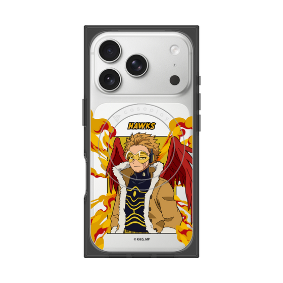 プレミアムスクエアケース with MagSafe［ 僕のヒーローアカデミア - ポップ - ホークス ］