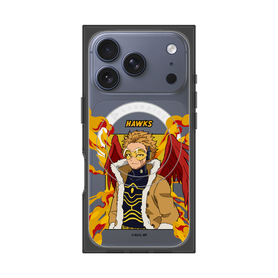 プレミアムスクエアケース with MagSafe［ 僕のヒーローアカデミア - ポップ - ホークス ］