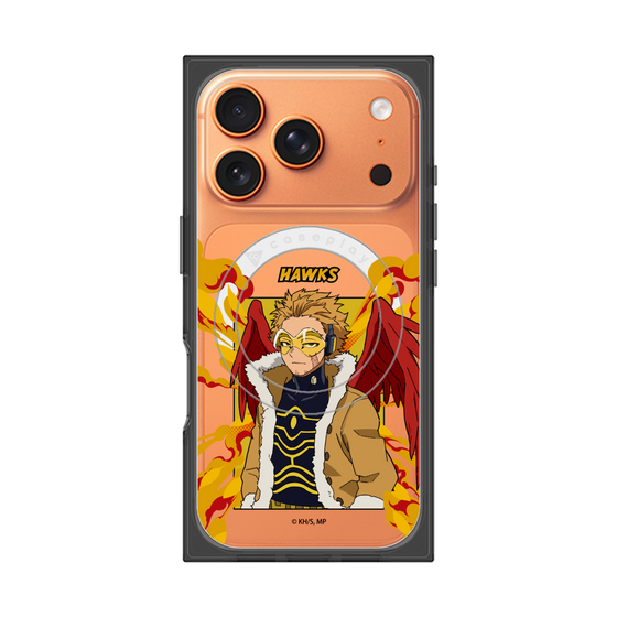 プレミアムスクエアケース with MagSafe［ 僕のヒーローアカデミア - ポップ - ホークス ］