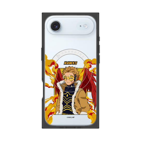 プレミアムスクエアケース with MagSafe［ 僕のヒーローアカデミア - ポップ - ホークス ］