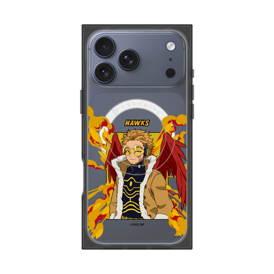 プレミアムスクエアケース with MagSafe［ 僕のヒーローアカデミア - ポップ - ホークス ］