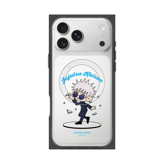 プレミアムスクエアケース with MagSafe［ 呪術廻戦 - ミニキャラ - 五条 悟（懐玉・玉折） ］