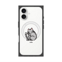 プレミアムスクエアケース with MagSafe［ オリジナル - CASEPLAYネコ - saba ］
