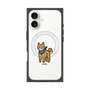 プレミアムスクエアケース with MagSafe［ オリジナル - CASEPLAYイヌ - shiba ］