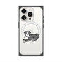 プレミアムスクエアケース with MagSafe［ オリジナル - CASEPLAYイヌ - border collie ］